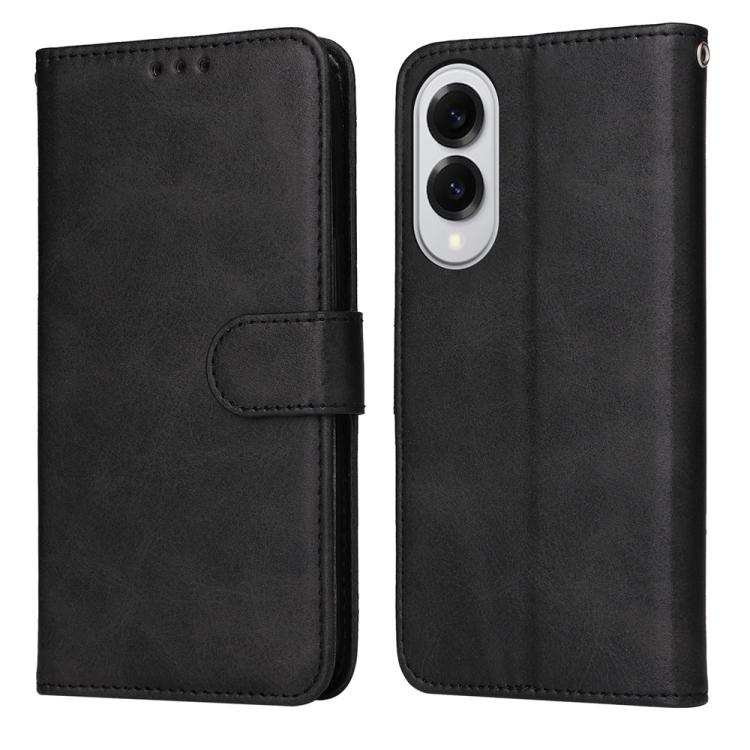 Classic Calf Texture Flip Leather Phone Case, For Galaxy S26 5G, For Galaxy S25 Edge 5G, For Galaxy S25 5G, For Galaxy S25+ 5G