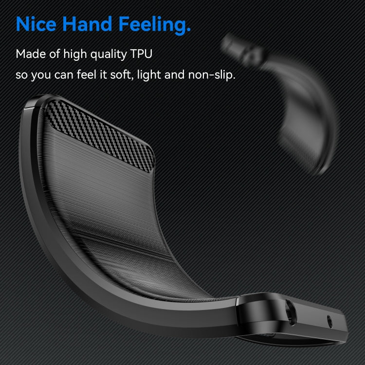 Carbon Fiber Brushed Texture TPU Phone Case, For Samsung Galaxy S25 Ultra 5G, For Samsung Galaxy S24 FE 5G