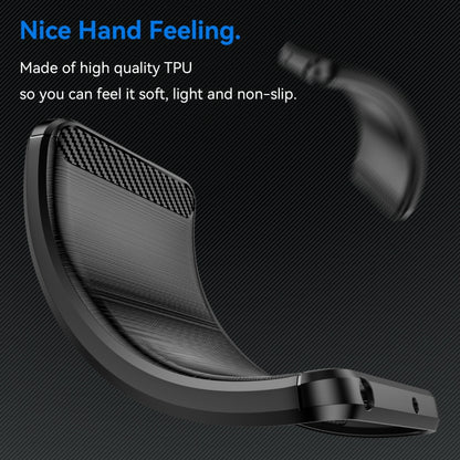 Carbon Fiber Brushed Texture TPU Phone Case, For Samsung Galaxy S25 Ultra 5G, For Samsung Galaxy S24 FE 5G
