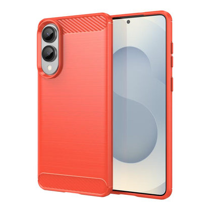 Carbon Fiber Brushed Texture TPU Phone Case, For Samsung Galaxy S26+ 5G, For Samsung Galaxy S26 Edge 5G, For Samsung Galaxy S26 Ultra 5G, For Samsung Galaxy S25 FE 5G, For Samsung Galaxy S25 Edge 5G, For Samsung Galaxy S25 5G, For Samsung Galaxy S25+ 5...