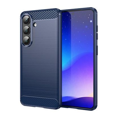 Carbon Fiber Brushed Texture TPU Phone Case, For Samsung Galaxy S26+ 5G, For Samsung Galaxy S26 Edge 5G, For Samsung Galaxy S26 Ultra 5G, For Samsung Galaxy S25 FE 5G, For Samsung Galaxy S25 Edge 5G, For Samsung Galaxy S25 5G, For Samsung Galaxy S25+ 5...