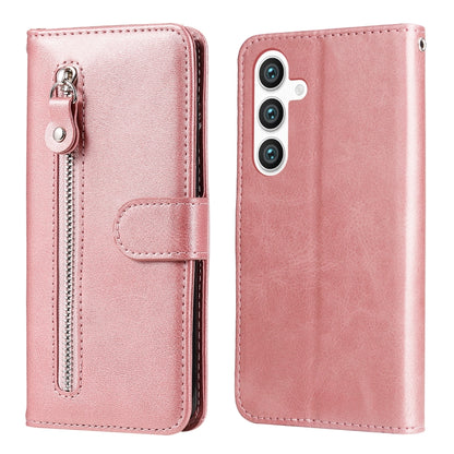 Fashion Calf Texture Zipper Leather Phone Case, For Galaxy S26 5G, For Galaxy S25 Edge 5G, For Galaxy S25 5G, For Galaxy S25+ 5G