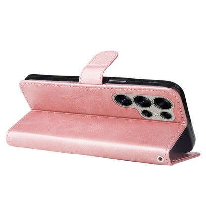 Fashion Calf Texture Zipper Leather Phone Case, For Galaxy S25 Ultra 5G, For Galaxy S24 FE 5G