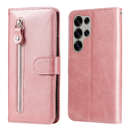 Fashion Calf Texture Zipper Leather Phone Case, For Samsung Galaxy S25 Edge 5G, For Samsung Galaxy S25 5G, For Samsung Galaxy S25+ 5G, For Samsung Galaxy S25 Ultra 5G