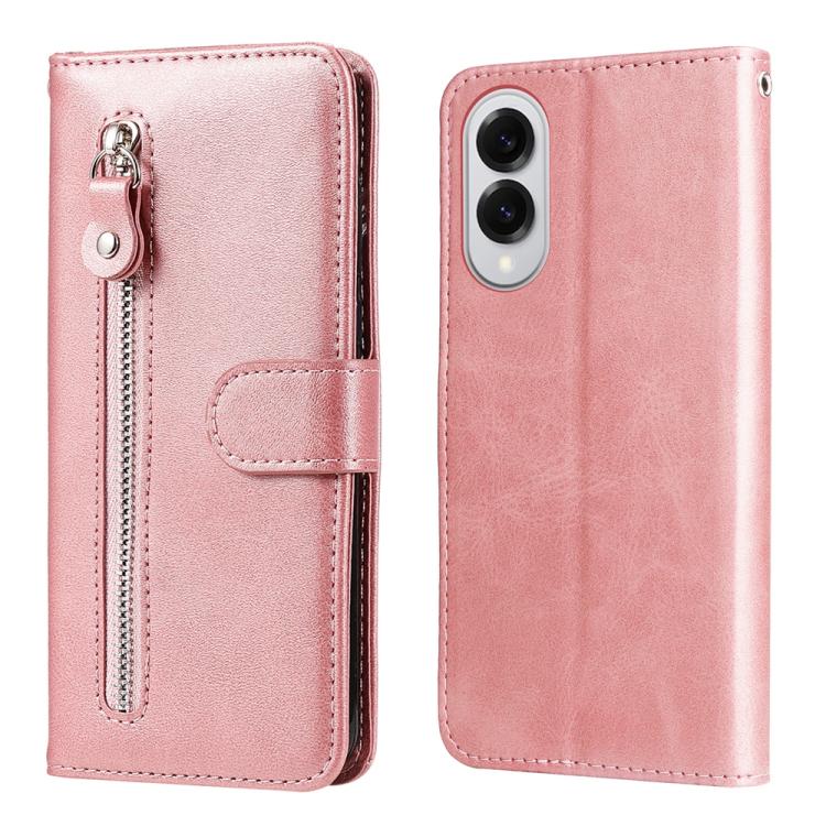 Fashion Calf Texture Zipper Leather Phone Case, For Samsung Galaxy S25 Edge 5G, For Samsung Galaxy S25 5G, For Samsung Galaxy S25+ 5G, For Samsung Galaxy S25 Ultra 5G