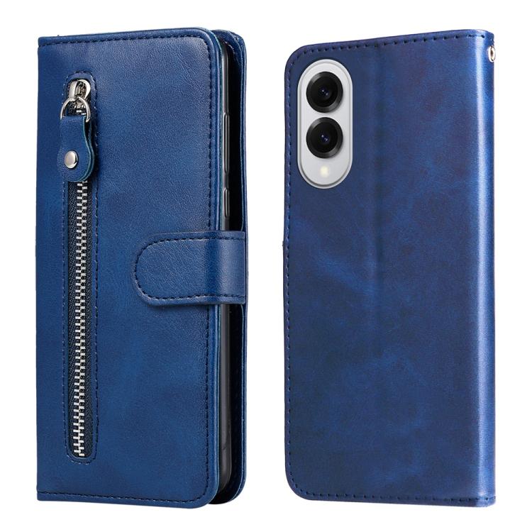Fashion Calf Texture Zipper Leather Phone Case, For Samsung Galaxy S25 Edge 5G, For Samsung Galaxy S25 5G, For Samsung Galaxy S25+ 5G, For Samsung Galaxy S25 Ultra 5G
