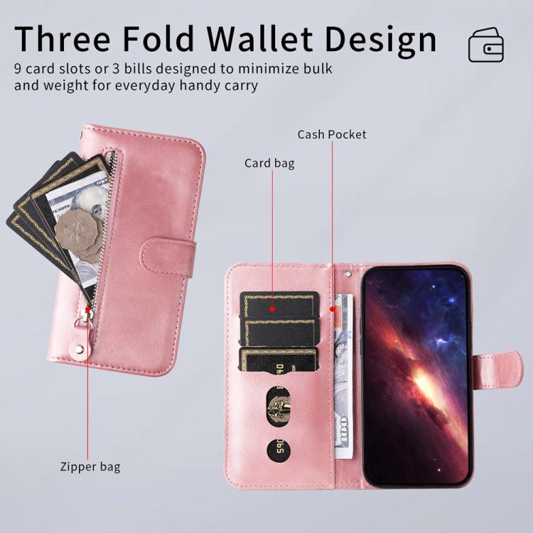 Fashion Calf Texture Zipper Leather Phone Case, For Galaxy S26 5G, For Galaxy S25 Edge 5G, For Galaxy S25 5G, For Galaxy S25+ 5G