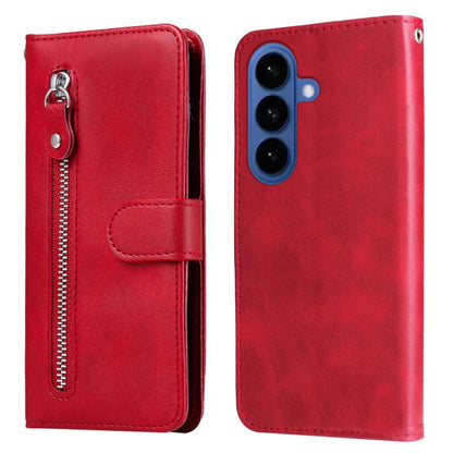 Fashion Calf Texture Zipper Leather Phone Case, For Samsung Galaxy S26+ 5G, For Samsung Galaxy S26 Edge 5G, For Samsung Galaxy S26 Ultra 5G, For Samsung Galaxy S26 5G