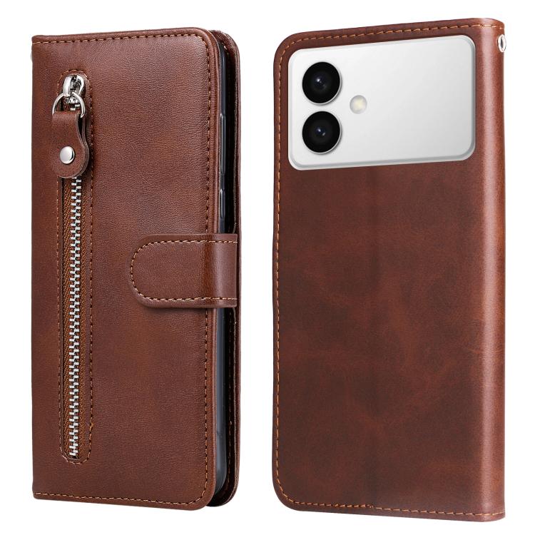 Fashion Calf Texture Zipper Leather Phone Case, For Galaxy S26 FE 5G, For Galaxy S26+ 5G, For Galaxy S26 Edge 5G, For Galaxy S26 Ultra 5G