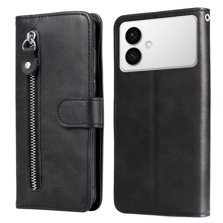 Fashion Calf Texture Zipper Leather Phone Case, For Galaxy S26 FE 5G, For Galaxy S26+ 5G, For Galaxy S26 Edge 5G, For Galaxy S26 Ultra 5G
