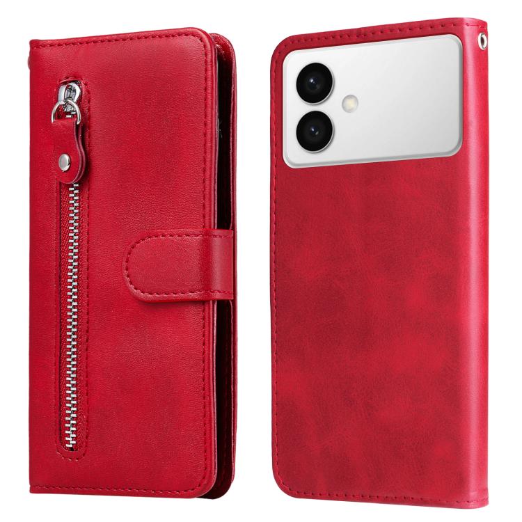 Fashion Calf Texture Zipper Leather Phone Case, For Galaxy S26 FE 5G, For Galaxy S26+ 5G, For Galaxy S26 Edge 5G, For Galaxy S26 Ultra 5G