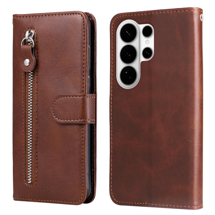 Fashion Calf Texture Zipper Leather Phone Case, For Galaxy S26 FE 5G, For Galaxy S26+ 5G, For Galaxy S26 Edge 5G, For Galaxy S26 Ultra 5G