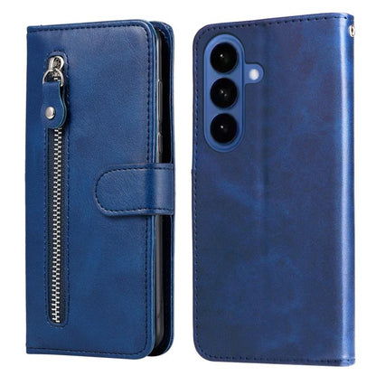 Fashion Calf Texture Zipper Leather Phone Case, For Samsung Galaxy S26+ 5G, For Samsung Galaxy S26 Edge 5G, For Samsung Galaxy S26 Ultra 5G, For Samsung Galaxy S26 5G
