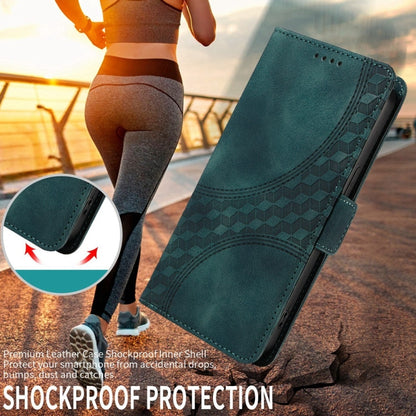 Embossed Rhombus Starry Leather Phone Case, For Samsung Galaxy S24 FE 5G