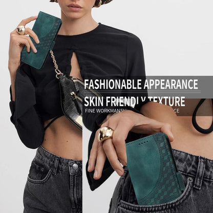 Embossed Rhombus Starry Leather Phone Case, For Samsung Galaxy S25 Edge 5G, For Samsung Galaxy S25 5G, For Samsung Galaxy S25+ 5G, For Samsung Galaxy S25 Ultra 5G