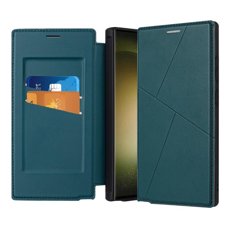 Magnetic Armor Series RFID Card Slots Leather Phone Case, For Samsung Galaxy S25 5G, For Samsung Galaxy S25+ 5G, For Samsung Galaxy S25 Ultra 5G, For Samsung Galaxy S24 Ultra 5G, For Samsung Galaxy S24+ 5G, For Samsung Galaxy S24 5G