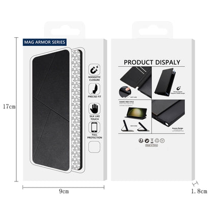 Magnetic Armor Series RFID Card Slots Leather Phone Case, For Samsung Galaxy S25 5G, For Samsung Galaxy S25+ 5G, For Samsung Galaxy S25 Ultra 5G, For Samsung Galaxy S24 Ultra 5G