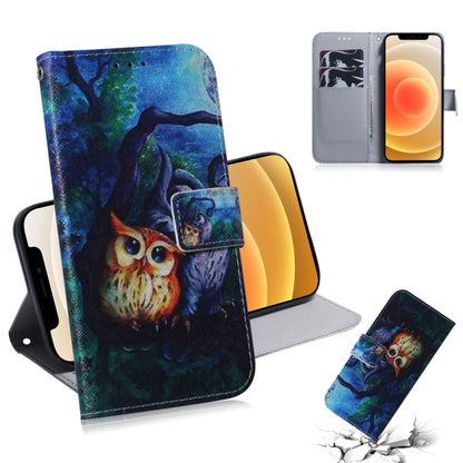 Coloured Drawing Horizontal Flip Leather Case, with Holder & Card Slots & Wallet, For iPhone 12 mini, For iPhone 12 / 12 Pro