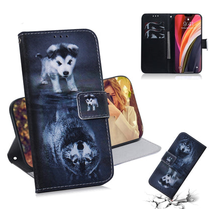 Coloured Drawing Horizontal Flip Leather Case, with Holder & Card Slots & Wallet, For iPhone 12 Pro Max, For LG K41S