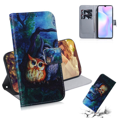 Coloured Drawing Horizontal Flip Leather Case, with Holder & Card Slots & Wallet, For Xiaomi Redmi 9A, For Xiaomi Redmi 9C