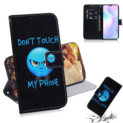 Coloured Drawing Horizontal Flip Leather Case, with Holder & Card Slots & Wallet, For Xiaomi Redmi 9A, For Xiaomi Redmi 9C