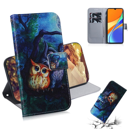 Coloured Drawing Horizontal Flip Leather Case, with Holder & Card Slots & Wallet, For Xiaomi Redmi 9A, For Xiaomi Redmi 9C