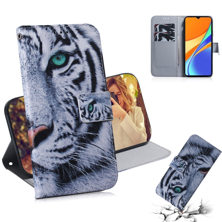 Coloured Drawing Horizontal Flip Leather Case, with Holder & Card Slots & Wallet, For Xiaomi Redmi 9A, For Xiaomi Redmi 9C