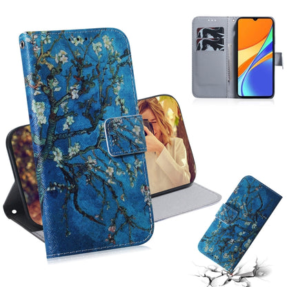 Coloured Drawing Horizontal Flip Leather Case, with Holder & Card Slots & Wallet, For Xiaomi Redmi 9A, For Xiaomi Redmi 9C
