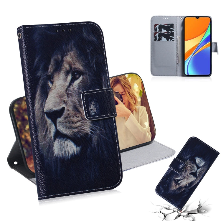 Coloured Drawing Horizontal Flip Leather Case, with Holder & Card Slots & Wallet, For Xiaomi Redmi 9A, For Xiaomi Redmi 9C