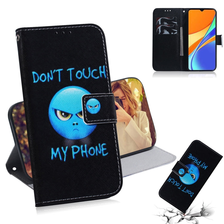 Coloured Drawing Horizontal Flip Leather Case, with Holder & Card Slots & Wallet, For Xiaomi Redmi 9A, For Xiaomi Redmi 9C