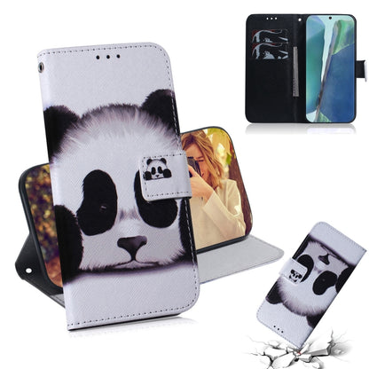 Coloured Drawing Horizontal Flip Leather Case, with Holder & Card Slots & Wallet, For Samsung Galaxy Note 20, For Samsung Galaxy Note 20 Ultra