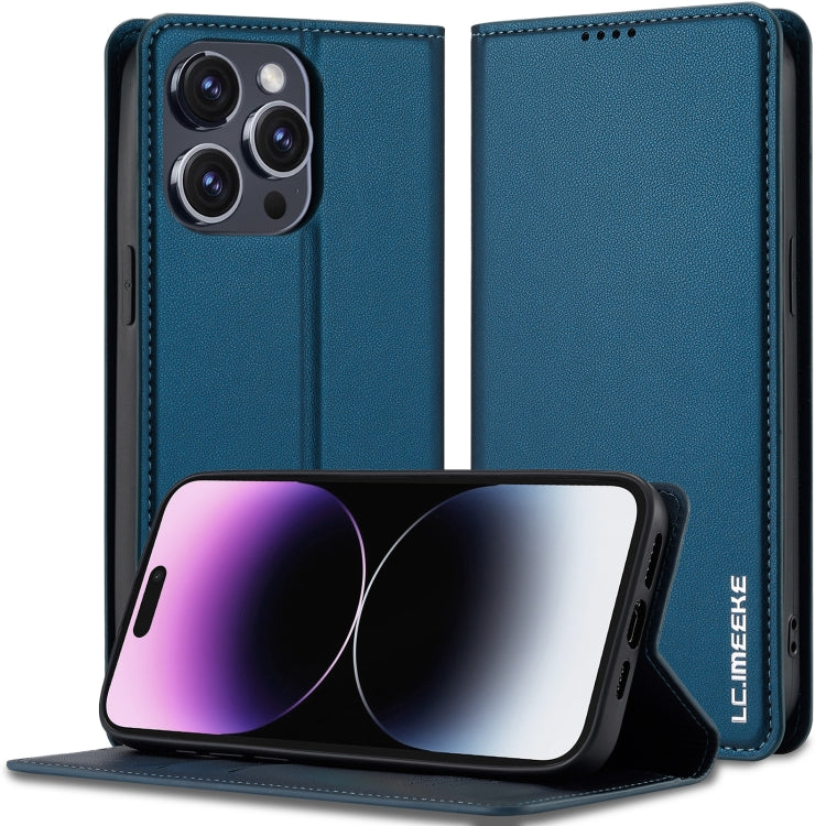 LC.IMEEKE L1 Series Frosted Fine Texture PU Phone Case, For iPhone 16, For iPhone 15, For iPhone 14 / 13, For iPhone 14 Pro