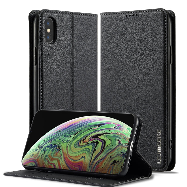 LC.IMEEKE L1 Series Frosted Fine Texture PU Phone Case, For iPhone XR, For iPhone XS Max, For iPhone 7 Plus / 8 Plus