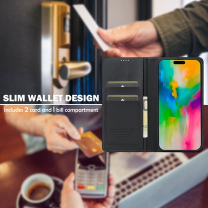 LC.IMEEKE L1 Series Frosted Fine Texture PU Phone Case, For iPhone 16, For iPhone 15, For iPhone 14 / 13, For iPhone 14 Pro