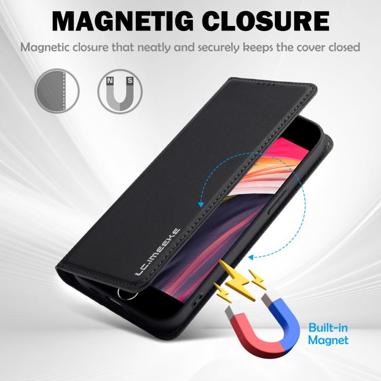 LC.IMEEKE L1 Series Frosted Fine Texture PU Phone Case, For iPhone 16e, For iPhone 16 Pro Max, For iPhone 16 Pro, For iPhone 16 Plus