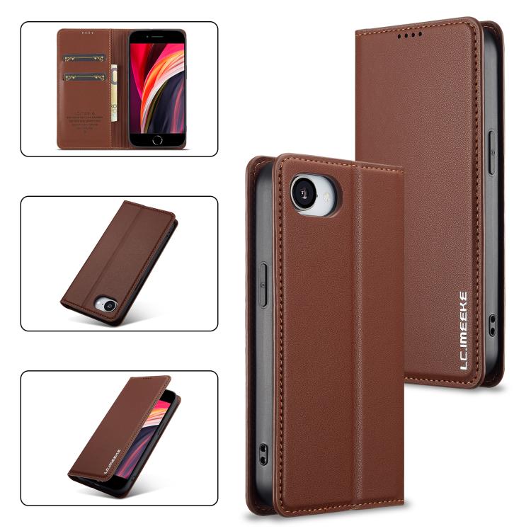 LC.IMEEKE L1 Series Frosted Fine Texture PU Phone Case, For iPhone 18 Pro / 17 Pro, For iPhone 18 Pro Max / 17 Pro Max, For iPhone 16e / 17e, For iPhone 17
