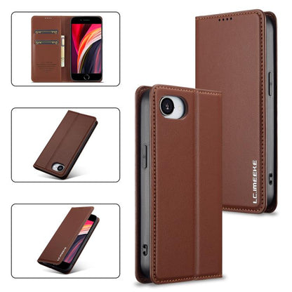 LC.IMEEKE L1 Series Frosted Fine Texture PU Phone Case, For iPhone 18 Pro / 17 Pro, For iPhone 18 Pro Max / 17 Pro Max, For iPhone 16e / 17e, For iPhone 17