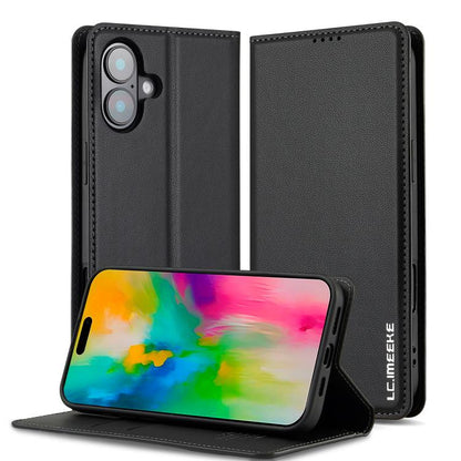 LC.IMEEKE L1 Series Frosted Fine Texture PU Phone Case, For iPhone 18 Pro / 17 Pro, For iPhone 18 Pro Max / 17 Pro Max, For iPhone 16e / 17e, For iPhone 17