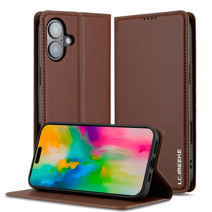 LC.IMEEKE L1 Series Frosted Fine Texture PU Phone Case, For iPhone 18 Pro / 17 Pro, For iPhone 18 Pro Max / 17 Pro Max, For iPhone 16e / 17e, For iPhone 17