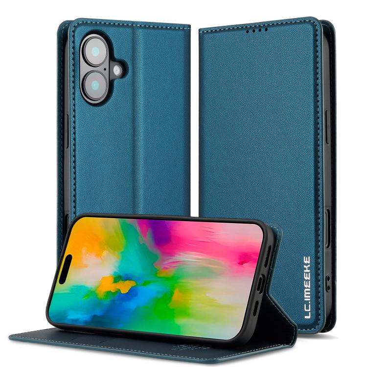 LC.IMEEKE L1 Series Frosted Fine Texture PU Phone Case, For iPhone 18 Pro / 17 Pro, For iPhone 18 Pro Max / 17 Pro Max, For iPhone 16e / 17e, For iPhone 17