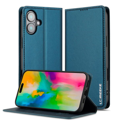 LC.IMEEKE L1 Series Frosted Fine Texture PU Phone Case, For iPhone 18 Pro / 17 Pro, For iPhone 18 Pro Max / 17 Pro Max, For iPhone 16e / 17e, For iPhone 17