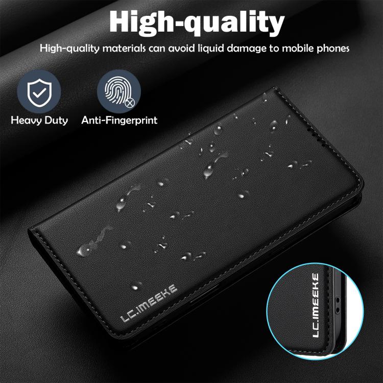 LC.IMEEKE L1 Series Frosted Fine Texture PU Phone Case, For iPhone Air, For iPhone 16 Pro Max, For iPhone 16 Pro, For iPhone 16 Plus