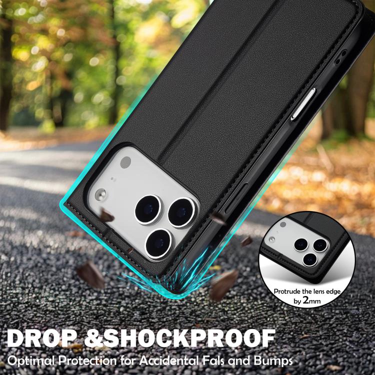 LC.IMEEKE L1 Series Frosted Fine Texture PU Phone Case, For iPhone 18 Pro / 17 Pro, For iPhone 18 Pro Max / 17 Pro Max, For iPhone 16e / 17e, For iPhone 17