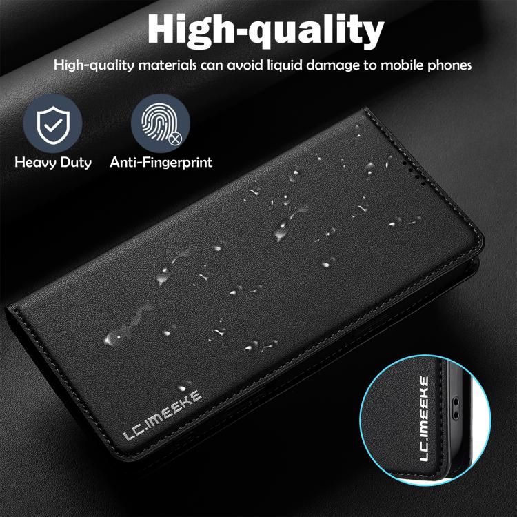 LC.IMEEKE L1 Series Frosted Fine Texture PU Phone Case, For iPhone 18 Pro / 17 Pro, For iPhone 18 Pro Max / 17 Pro Max, For iPhone 16e / 17e, For iPhone 17