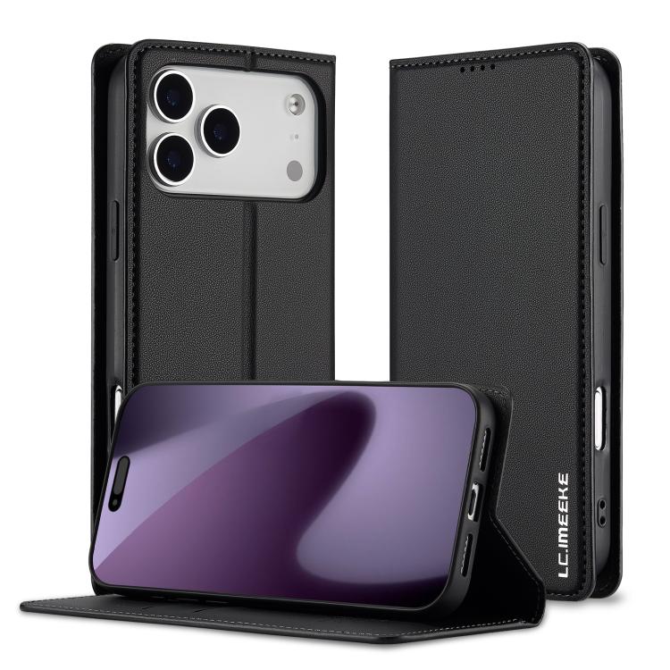 LC.IMEEKE L1 Series Frosted Fine Texture PU Phone Case, For iPhone 18 Pro / 17 Pro, For iPhone 18 Pro Max / 17 Pro Max, For iPhone 16e / 17e, For iPhone 17