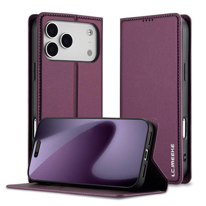 LC.IMEEKE L1 Series Frosted Fine Texture PU Phone Case, For iPhone 18 Pro / 17 Pro, For iPhone 18 Pro Max / 17 Pro Max, For iPhone 16e / 17e, For iPhone 17