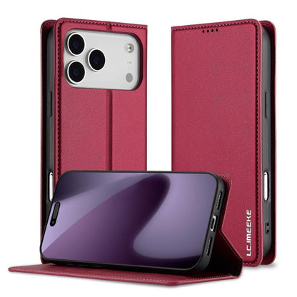 LC.IMEEKE L1 Series Frosted Fine Texture PU Phone Case, For iPhone 18 Pro / 17 Pro, For iPhone 18 Pro Max / 17 Pro Max, For iPhone 16e / 17e, For iPhone 17