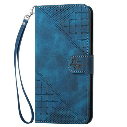 Grid Butterfly Embossed Pattern Flip Leather Phone Case with Lanyard, For OnePlus Turbo 6 / 6V, For OnePlus Ace 6, For OnePlus 15, For OnePlus 13T