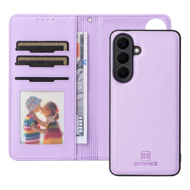 BETOPNICE BN-005 2 in 1 Detachable Imitate Genuine Leather Phone Case, For Galaxy S26+ 5G, For Galaxy S26 Ultra 5G, For Galaxy S26 5G, For Galaxy S25 Edge 5G