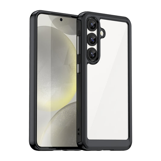 Colorful Series Acrylic Hybrid TPU Phone Case, For Samsung Galaxy S25 5G, For Samsung Galaxy S25+ 5G, For Samsung Galaxy S25 Ultra 5G, For Samsung Galaxy S24 FE 5G